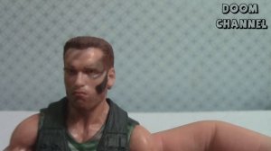 Фигурка Хищник Датч Predator Jungle Patrol Dutch NECA Action Figure Review Обзор