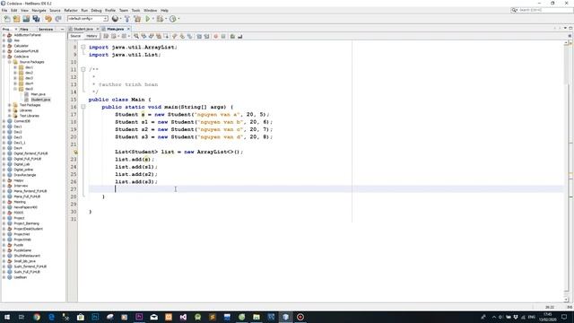 Lập trình Java - Add Object vào trong List смотреть онлайн