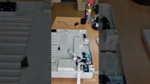 Чёрные полосы при сканировании копировании с ADF Canon MF 420 445. Замена шлейфа FК4-4059.