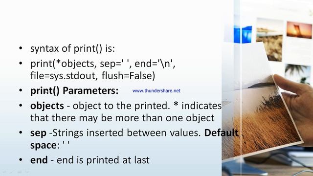 #6Python Input/Output Functions with demo on Python IDLE