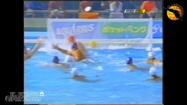 Gabriel Hernández Hat Trick, Final Fukuoka 2001, Spain 4 Yugoslavia 2, water polo смотреть онлайн
