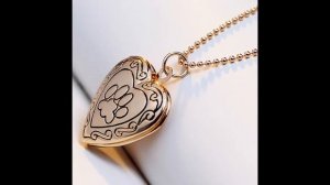 Dog Paw Heart Locket Necklace