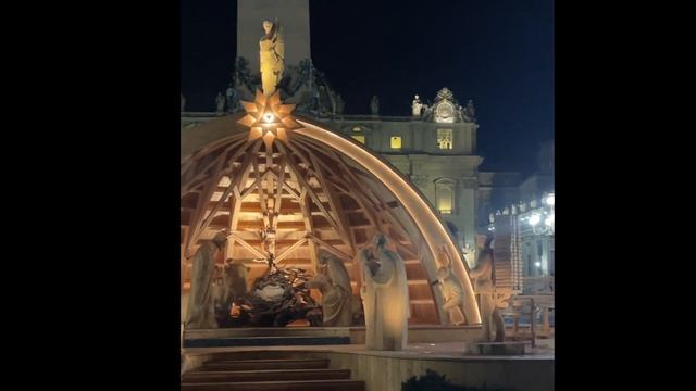 Ватикан, площадь святого Петра в канун Рождества смотреть онлайн
