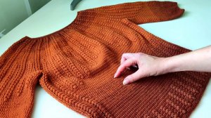 Джемпер "Колосок" от @genevieva_style. ОБЗОР