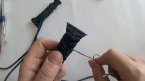 Как прошить браслет кобра из паракорда , микрокордом. Survival Apple Watch straps