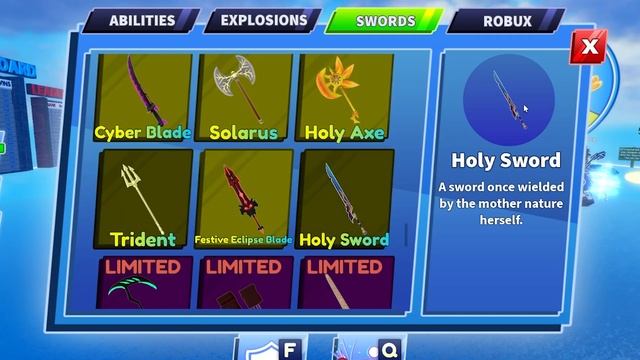 *NEW ANIME SWORD AND HOLY SWORD* (Roblox Blade Ball) смотреть онлайн