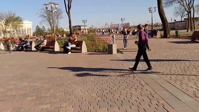 Открытие парка на левом берегу в Ростове-на-Дону 1 мая 2018 года смотреть онлайн