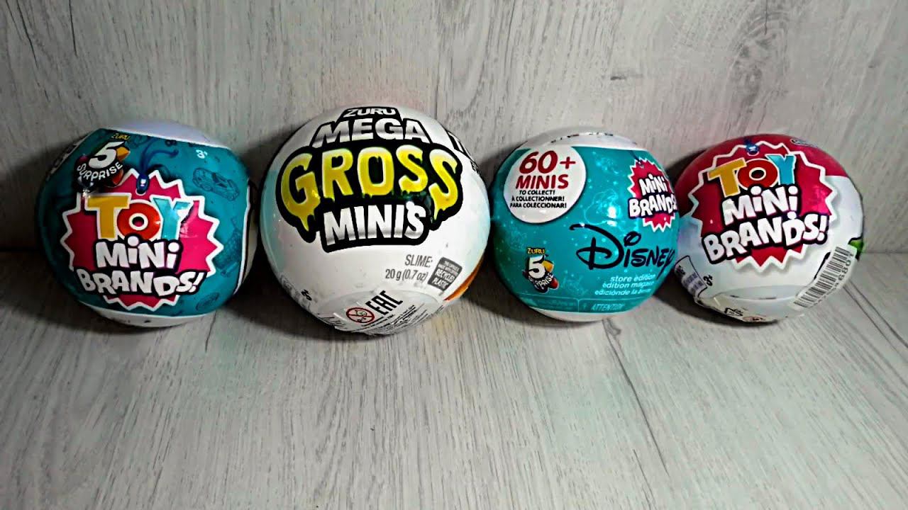 Toy mini brands - открываем 4 шарика