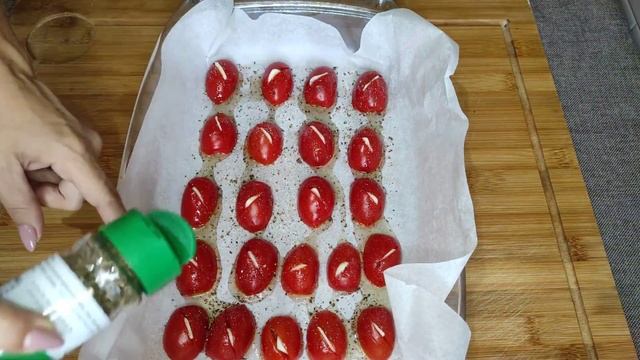 Помидоры - гриль!Прекрасная закуска! ? ? #pomodorigrill #pomodoriarrosto