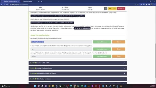 Detecting privilege escalation and exploitation with Intrusion Detection | TryHackMe смотреть онлайн