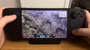Diablo IV Steam deck OLED HDR 60fps gameplay my settings