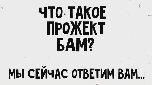 Что такое Прожект БАМ? (демо, авторская программа)