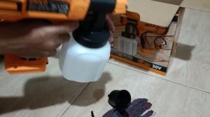 Unboxing Ingco Lithium-Ion Spray Gun