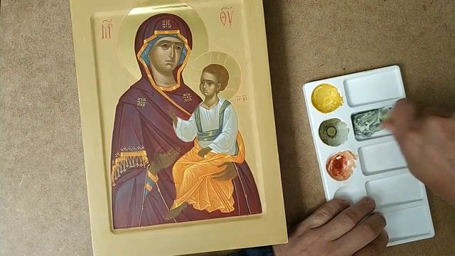 Самоучитель иконописи | Пишем икону Богородицы - вместе онлайн, 3 смотреть онлайн