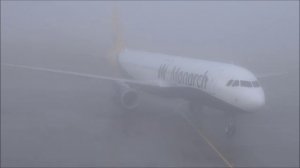 Very foggy Planespottingday at Friedrichshafen Airport