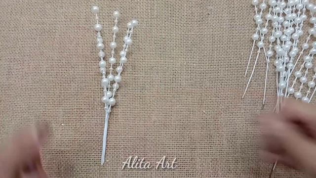 DIY Pearl || Design Pearl Flowers || Easy to make Pearl Flower || Room Decor (Bunga Mutiara) смотреть онлайн