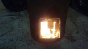 Печь на отработанном масле закрытого типа горения с водяным контуром и турбо наддувом