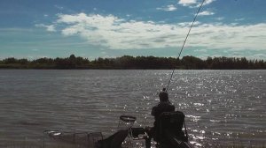 Ловля леща на кукурузу. Рыбалка 2021. Фидер на сильном течении