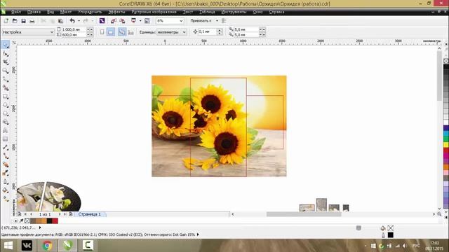 Как сделать модульные картины в CorelDraw X6? 2015 (HD)