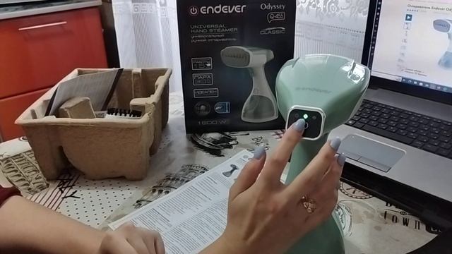 Распаковка — Отпариватель Endever Odyssey Q-455