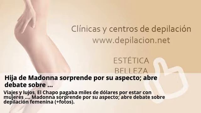 Depilación femenina - BODY NATUR смотреть онлайн