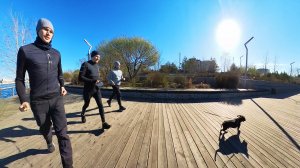 Казань, пробежка вокруг набережной озера Нижний Кабан 20.04.2024