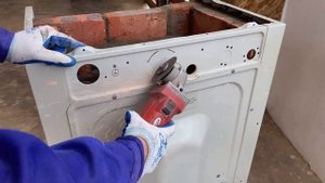 Multi-function wood stove _ Creative idea from cement and old washing machine