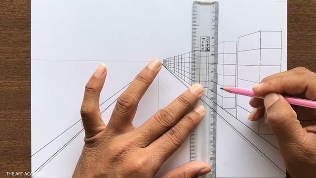 How to Draw a City Road Scenery in 1-Point Perspective смотреть онлайн