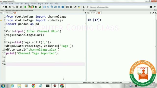 How to Extract YouTube Video Tags using Python | Youtube Automation with Python