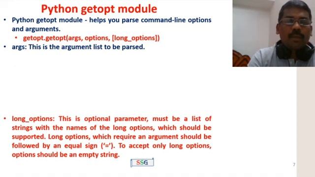 Python Command Line Arguments using sys, getopt and argparse with Demos | GE8151-PSPP | Tamil | 56