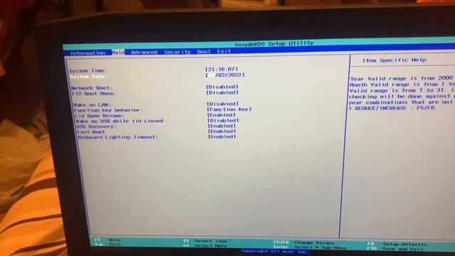 Acer Nitro 5 ∆ How To Enter Bios Configuration Settings & Boot Options ∆USB Boot Key смотреть онлайн