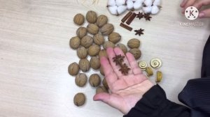 Мастер-класс Букет из грецких орехов.