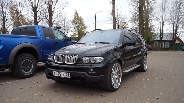 BMW X5 E53 4.8iS ЧТО КРАСИВЕЕ ОРИГИНАЛ ИЛИ ADV1? смотреть онлайн