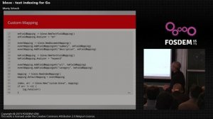 FOSDEM 2015 - Developer Room - Go - Bleve