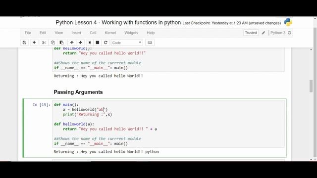 ? Python lesson-5 Working with Python Functions(#Beginner Course)