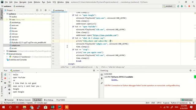 Speech Recognition Using Python (It Is Just a Prototype) смотреть онлайн