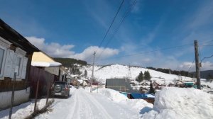 Высокогорные улицы города. Белорецк. Башкортостан.