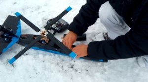 Неудачний полет радиоуправляемого автожира , сделаного своими руками.