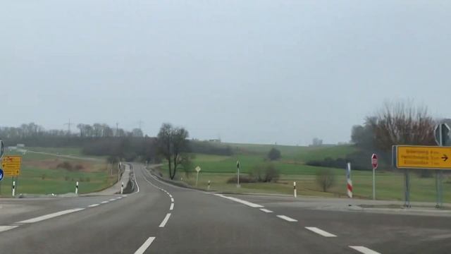Немецкие дороги,деревни,поля,автобан - наша жизнь в Германии - поздние переселенцы в Германии
