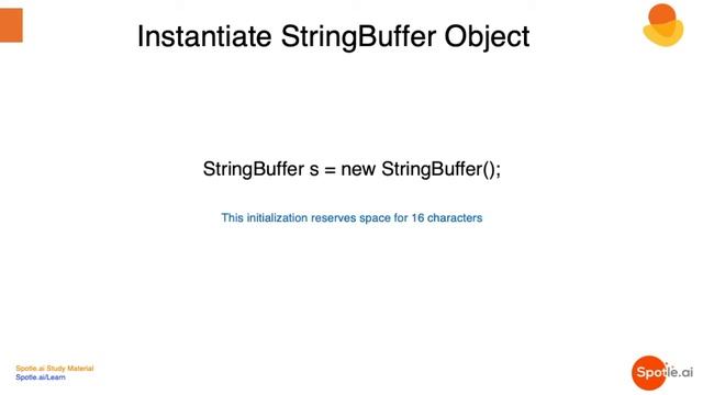 Introduction To Java StringBuffer