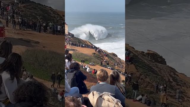 Uma das maiores ondulações da história de Nazaré !!! 🤩😱