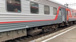 Поезд Имеретинский курорт-Новокузнецк прибывает на первый путь на станцию Никель