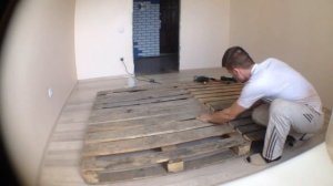 Как я сделал кровать своими руками из поддонов. Часть 2