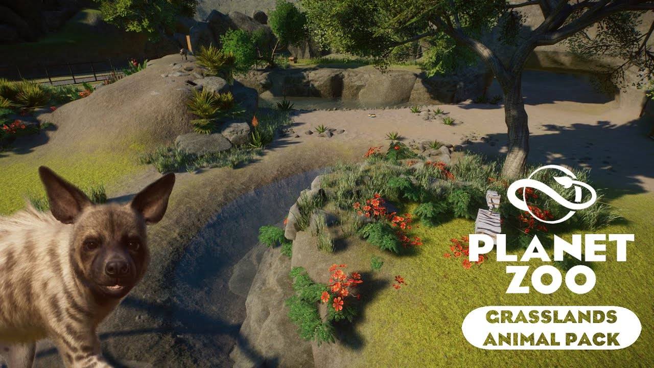 Planet Zoo: Grasslands Animal Pack - Полосатая гиена