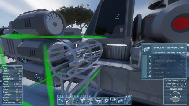 Space Engineers EP4 "Our First Ship" смотреть онлайн