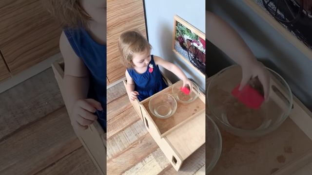Переливание. Домашние развивающие Монтессори-занятия для детей 3-6 лет