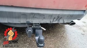 Фаркоп на Mitsubishi Outlander XL - легкосъёмный шар под квадрат.