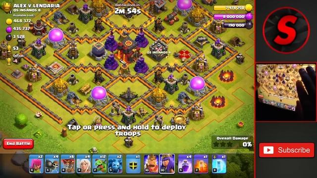 TH9 Trophy Pushing with Apprentice Warden | Clash of Clans смотреть онлайн