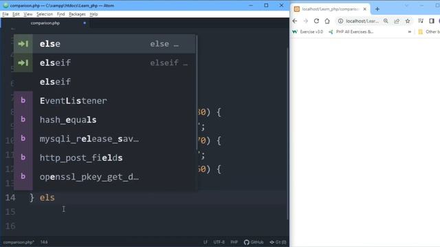 PHP If Elseif Statement Tutorial in Bangla.