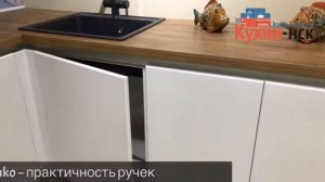 Кухня со шкафами разной глубины от Кухни-НСК